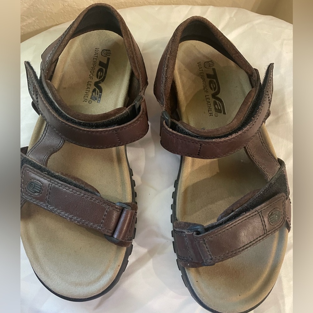 Teva Brown Waterproof Leather Footwear